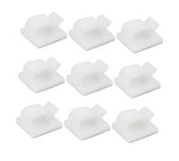 Gadpiparty 50pièces Boucle De Fixation De Câble Serre-câbles Auto-adhésif Organiseur De Câbles Clips De Gestion Lot