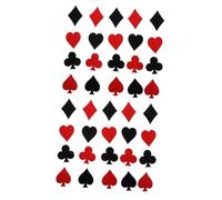 Gadpiparty 6 Ensembles Embroidered DIY Sewing Patches For Clothes Fashion Playing Spades Cartoon Applique Pack