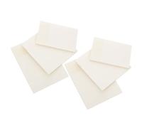 Gadpiparty 6 Pièces Autocollants Memo Transparente Étanche Notes Adhésives Réutilisables pour Bureau École et Maison