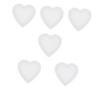 Gadpiparty 6 Pièces Cadre Toile Peinture à Lhuile Forme de Cœur Toile Artistique Coton Châssis Rigide pour Peinture Diy Support Stable pour Artistes et Étudiants