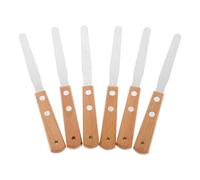 Gadpiparty 6 Pièces Clay Modeling Pottery Tools With Wooden Handles Precision Ceramic Carving Fettling Knives For Polymer Clay Sculpting And Pottery Repair