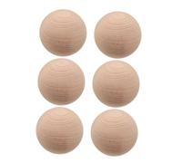 Gadpiparty 6 Pièces En Massif Boules De Croquet En Balles De Jeu De Pelouse En Balles De Croquet Dans La Cour Pour Jeux Sur Pelouse Hêtre