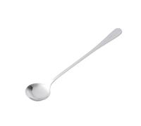 Gadpiparty 6 pièces Lot de Cuillères à Café en Acier à Long Manche Cuillères à Mixer pour Cocktails Thé Glacé Glaces et Boissons Froides Résistantes et Faciles à Nettoyer