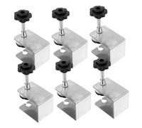 Gadpiparty 6 pièces Pinces C Acier Inoxydable pour Installation Façade Tiroir Lot de Serre-joints C pour Menuiserie et Fixation Meubles Outils Précis pour Montage Avant Tiroir