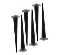 Gadpiparty 6 Pièces Piquets de Rechange pour Lampes Solaires Piquets pour Éclairage de Chemin Jardin Extérieures Aluminium Légers et Robustes