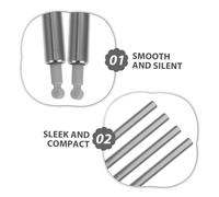 Gadpiparty 6 Pièces Soft Close Damper Set For Cabinets And Wardrobes Hidden Hydraulic Door Buffer For Silent Closing Of Kitchen And Trash Can Doors