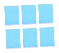 Gadpiparty 6 Pièces Stickers Effet Deau Réalistes Papier Ultra Mince Adhésif pour Modèles Micro Paysage Décors Rivière et Bassin DIY Décoloration Application Facile sur Surface Courbée
