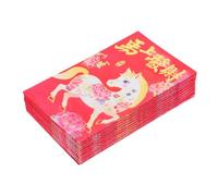 Gadpiparty 60 pièces Enveloppes Rouges Chinoises pour An Cartons à Thème Cheval pour Garçon Fille et Célébrations Festives