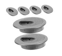 Gadpiparty 6pièces Cache Câble De Bureau avec Brosse Grommet pour De Câbles pour Bureau Et Table De Travail Rangement Pratique Et