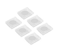 Gadpiparty 6pièces Couvercle De Bouton Poussoir Transparent Lot De Protection Interrupteur Boîtier Sans Outils Pour Maison Bureau École