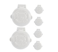 Gadpiparty 6pièces Lot de Protections pour Bouton de Machine à Laver Verrou de Sécurité pour Boutons de Voiture et Lave-linge Empêchant Activation Accidentelle