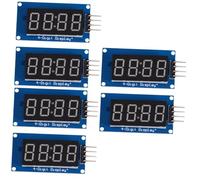 Gadpiparty 6pièces Module Affichage LED Tubes avec Anode Commune Horloge Numérique Contrôle Simplifié par Fils Compatible avec Divers Projets Électroniques