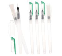 Gadpiparty 6pièces Stylo Pinceaux à Eau Rechargeables pour Peinture Aquarelle Outils Artistiques Pinceaux Nylon avec Réservoir Encre pour Artistes Et Écoles