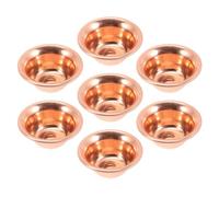 Gadpiparty 7 Pièces Bol D'offrande Bouddhiste en Cuivre Portable Effet Apaisant pour Cérémonies de Parfum et Rituels, Ensemble 3,25 Pouces