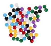 Gadpiparty 70 pièces Boules Plastique Colorées Éducatif Mathématique Solide Outils Enseignement Probabilités pour Jeux de Dames et Compter
