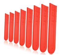 Gadpiparty 8 pièces Housse de Protection pour Guide Tronçonneuse Étui de Rangement Plastique pour Lame et Barre Protège Efficacement la Chaîne et Facilite Le Transport