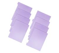 Gadpiparty 8 Pièces Intercalaires de Classeurs Colorés PP pour Séparateurs de Pages avec Onglets Écrits pour Agenda Journal et Présentations