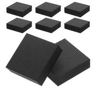 Gadpiparty 8 Pièces Pieds en Caoutchouc pour Jardinières D'extérieur, | Drainage Amélioré, Meilleure Adhérence, Contact Antidérapant, Stabilité Accrue pour Pot et Bac