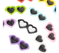 Gadpiparty 80 PièCes Charms en RéSine pour Bricolage Mignon DéCor De Lunettes De Soleil Accessoires DIY pour CréEr des Bijoux Et Artisanat ColoréS