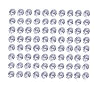 Gadpiparty 80 Pièces Lot de Boutons Décoratifs Cristal avec Boucle Métallique Strass pour Capitonnage Tête de Lit et Décoration Murale DIY