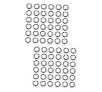 Gadpiparty 80pièces Couvercles De Brûleur Résistant Chaleur De Pour Cuisinière à Protège Les Éclaboussures Et Huile Nettoyage Facile Rond