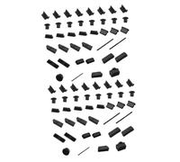 Gadpiparty 80pièces Couvre-Ports Silicone pour Protéger Les Connecteurs De Carte Mère Bouchons Anti-poussière Universels pour Pc Consoles De Jeux Et Tablettes