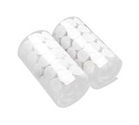 Gadpiparty 900 Pièces Autocollants Ronds Blancs en Nylon et Polyester Film Étanche Auto-adhésif, Diamètre 10mm, pour Travaux Manuels et Réparation