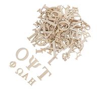 Gadpiparty 96 Pièces Lettres Grecques pour Garçon Fille Lettres Non Accessoires pour Bricolage Jouets Éducatifs Apprentissage Multiculturel pour Maison et Classe