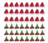 Gadpiparty 96pièces Mini Bonnets De Noël Pour Sucettes Accessoires De Décoration De Fête De Bonbons Et Chapeaux De Noël Pour Sucettes Styles Aléatoires Pour Décoration Et Événements