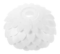 Gadpiparty Abat-jour en Écailles de Poisson Abat-jour Suspendu de Plafond E27 Pp Blanc Installation Facile de L’éblouissement pour Bars et Études