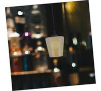 Gadpiparty abat-jour en verre de cylindre abat-jour couvercle en verre de lustre couvercle de luminaire mural lampe murale Un Brun