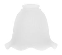 Gadpiparty Abat-Jour En Verre Tulipe E27 Pour Lampe Murale Et Lustre Abat-Jour Remplacement Forme Fleurie Avec Conception À Bouche Inversée Pour Éclairage Intérieur Polyvalent