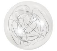 Gadpiparty Abat-jour globe en verre argenté élégant et moderne - Abat-jour de rechange pour ampoule et luminaire - Protège contre la saleté