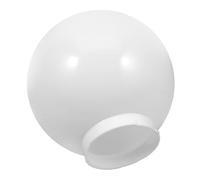 Gadpiparty Abat-jour Sphérique Acrylique Blanc Lait Diffuseur Lumineux Décoratif Extérieur Couverture de Lampe Ronde pour Jardin et Porche