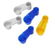 Gadpiparty Abreuvoir Automatique pour Oiseaux en Plastique 5pcs Double Sortie, Distribution d'eau Facile à Nettoyer, pour Perroquets et Cages à Domicile Couleur Aléatoire