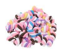 Gadpiparty Accessoires De Bricolage En Céramique Barbe à Papa 60 Pièces Multicolores Pour Loisirs Créatifs Garçon Et Filles Décoration Fête Diy