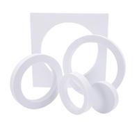 Gadpiparty Accessoires Photo en Mousse Rigide Forme Cube Blanc pour Fond Photographique Forte Capacité de Charge et Résistance à l'eau, pour Outils de Maquillage et Natures Mortes