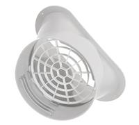 Gadpiparty Accessoires pour Clim Mobile Connecteur D’échappement à Bouche Plate, Adaptateur de Tuyau D’évacuation en Plastique avec Filet, 1 Set pour Meilleure Ventilation
