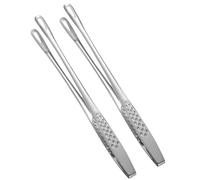 Gadpiparty Acier Inoxydable Pince à Steak Cuisine Multifonction pour Barbecue Steak Hamburger Gaufres Cuisine à Domicile ou Professionnelle Lot