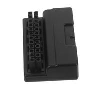 Gadpiparty Adaptateur Alimentation ATX Broches à Angle Droit Mâle vers Femelle pour Carte Mère Compatible avec Diverses Alimentations Facilite Installation et Optimise la Gestion des Câbles