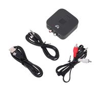 Gadpiparty Adaptateur Audio sans Fil 5.0 Récepteur NFC Professionnel pour Voiture et Système Audio TV, Double Interface 3,5 Mm et RCA, Compact Portable Noir