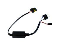 Gadpiparty Adaptateur de Câblage H4 pour Conversion Xenon Kit de Connecteurs en Plastique Noir, Faisceau de Câbles Haute Efficacité, Adapté pour Système Automobile Après-vente