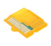 Gadpiparty Adaptateur de Carte Mémoire Jaune, Compatible Microsdhc Jusqu'à 8 Go, Transfert Photos pour Appareils Photo Olympus, Accessoire Mémoire Compact et Pratique