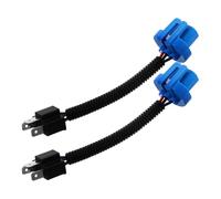 Gadpiparty Adaptateur de Douille Phare Voiture 2 Pièces Conversion H4 vers 9007 Câble Résistant pour Installation Rapide sur Véhicule LED