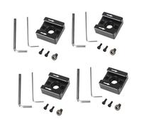 Gadpiparty Adaptateur De Montage De Flash À Griffe Froide De 4 Ensembles Facile À Visser Support en Aluminium pour Appareil Photo Et Lumières LED