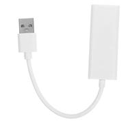 Gadpiparty Adaptateur Ethernet USB pour ordinateur portable avec interface Fast Mbps Carte réseau LAN Plug and Play Compatible avec plusieurs appareils Design blanc élégant pour une connexion filaire