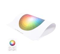Gadpiparty Affiche Cercle Chromatique Éducative Ronde 1 Pièce, Tableau des Couleurs Complémentaires, Nuancier Peinture, Théorie des Couleurs, Support Pédagogique pour Élèves et Décoration