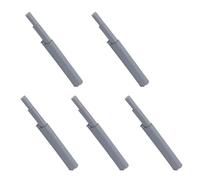 Gadpiparty Amortisseurs de Porte D’Armoire Push-To-Open 5 Pièces Charnières à Fermeture Douce en ABS Gris Aimants pour Tiroirs et Armoires Système sans Poignée Cuisine et Bureau