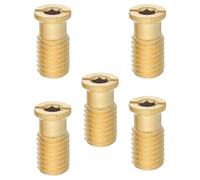 Gadpiparty Ancrages en Laiton Forme Conique, Dimensions 2.80x1.40x1.40cm Lot de 5 Fixation Sécurisée sans Bruit ni Jeu pour Couverture de Piscine pour Protection Piscine