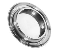 Gadpiparty Anneau De Wok Acier Inoxydable Avec Mat Isolant Thermique Support Multifonctionnel Pour Cuisinière Pour Cuisson Et Vapeur Avec Design à Fond Rond